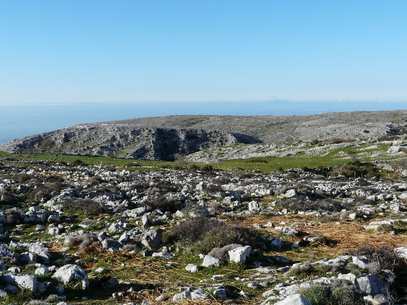 Monte Ividori con valle di Vituro...e vista sul Tavoliere
